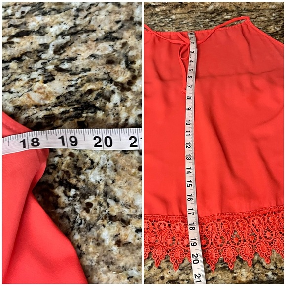 Crochet Hem Sheer Halter Blouse Beach Boho Peasent Hippie Coastal Rodeo Cowgirl - Picture 5 of 8